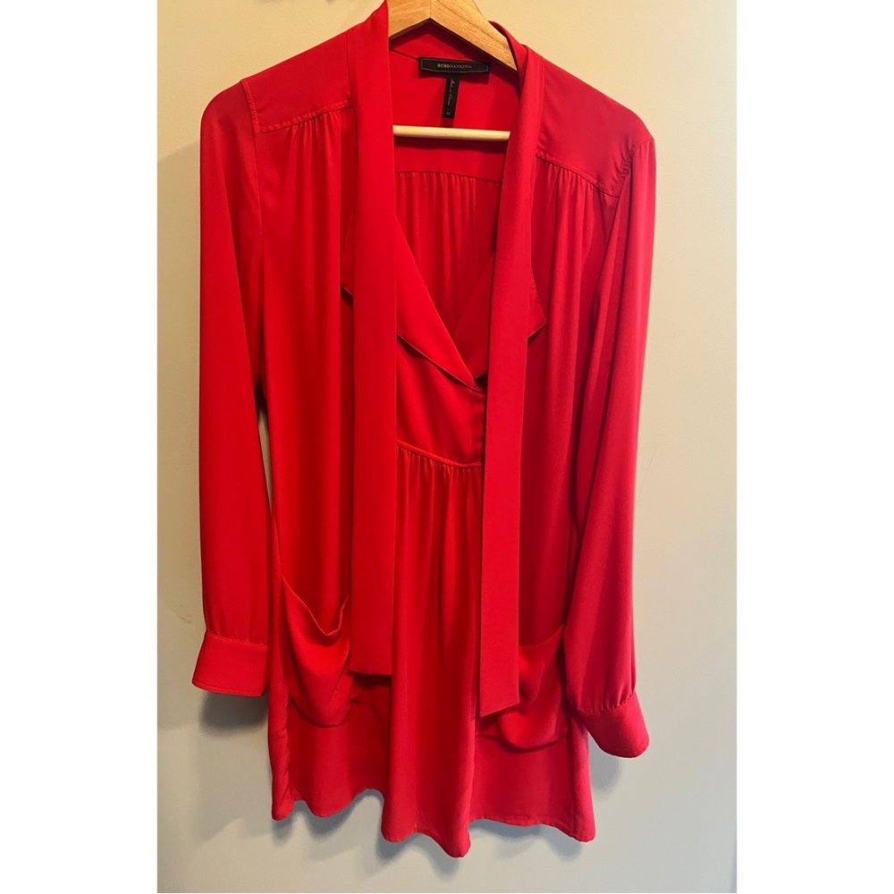 BCBG Max Azria-  Damario dress- Size Medium - Red